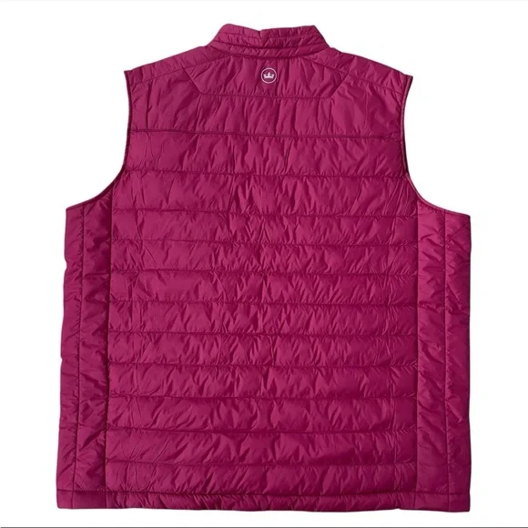 Peter Millar Crown Sport All Course Vest Pomegranate Size XL $225